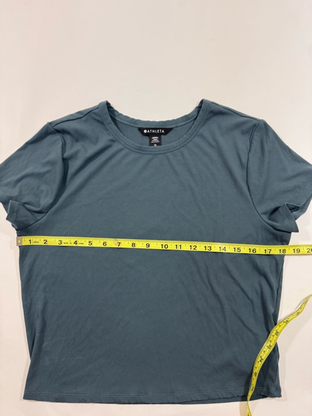 Athleta Signature Rib Crop Tee Shirt - Picture 5 of 6